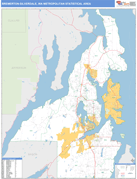 Bremerton-Silverdale Metro Area Digital Map Basic Style